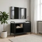 TV staliukas Televizoriaus spintelė 67,5 x 33 x 50 cm Juodojo ąžuolo