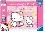 Ravensburger dėlionė &bdquo;Hello Kitty&ldquo;, 100 XXL det., nuo 6 m.