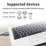 Cablepelado hdmi kabelis 4k hdmi kabelis 2.0 didelio greičio hdmi kabelis 4k ultra hd 2160p (60hz) hdmi kabelis paauksuoti kontaktai suderinamas su pc ps4 ps5 XBOX smart tv juodas 2 metrai