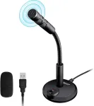 Veetop Usb Mikrofonas su Stovu, 360&deg; Įra&scaron;ymas, Triuk&scaron;mo Slopinimas