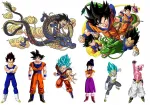Nuplaunamos tatuiruotės vaikams Dragon Ball