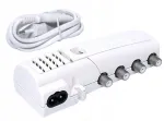 Antenos stiprintuvas Dvb-t2 Televes 3 i&scaron;ėjimai skirstytuvas maitinimo &scaron;altinis antenoms 12v