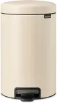 Brabantia Newicon pedalinis kibiras, 12 l, Soft rusvai gelsvas