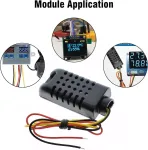 Capacitive skaitmeninis temperatūros ir drėgmės jutiklis Binghe Digital Sensor, temperatūros ir drėgmės jutiklio modulis, 3.3v-5.5v juodas jutiklis, suderinamas su Arduino
