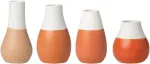 R&auml;der Design mini pastelinių vazų rinkinys, 4 dekoratyvinės vazos