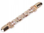 Dekoratyvinis metalinis užsegimas - auksinė sagtelė