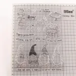 Arriettycraft linksmų Kalėdų laimingų Naujųjų metų skaidrūs antspaudai Kalėdų atvirukų dekoravimui, scrapbooking'ui
