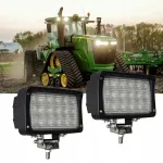 2x Led darbinis žibintas 45w halogeninis prožektorius traktoriui 6000k