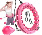 Hula lankas su svoriu liekninantis Smart su i&scaron;kilimais Relax Sport rožinis