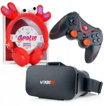 Webski Puiki dovana Kalėdų seneliui Kalėdų Vr akiniai gamepad ausinės