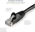 Startech.com 2m Cat6 Utp Rj45 tinklo kabelis, juodas