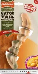Nylabone, itin stiprus kramtymo efektas, aligatoriaus uodega, &scaron;unų žaislas pagamintas i&scaron; patvaraus nailono, vi&scaron;tienos skonio, didelis, &scaron;unims iki 23 kg
