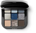 Kiko Milano Glamour Multi Finish &scaron;e&scaron;ėlių paletė 05 | paletė su 9 įvairių efektų &scaron;e&scaron;ėliais