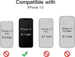 Jetech blizgantis dėklas, skirtas iphone 13 6.1 colio, blizgus smūgiams atsparus telefono dėklas, mielas apsauginis dėklas moterims ir mergaitėms (rožinis)