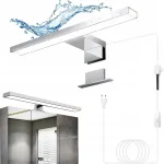 Led sieninis &scaron;viestuvas vonios kambariui ant spintelės veidrodžio, atsparus vandeniui 5w 30cm