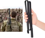 Bingfu radijo antena, dviejų dažnių Vhf Uhf 144/430 Mhz 108 cm sulankstoma Cs taktinė Sma female antena su 1 m ilgio prailginimo laidu, skirta Baofeng Bf-f8hp Uv-5r Uv-82 Bf-888s Gt-3 mėgėji&scaron;kam radijui