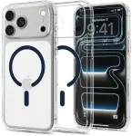 Dėklas Spigen Ultra Hybrid Mag MagSafe do iPhone 18 Pro / 17 Pro tamsiai mėlyna
