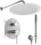 Potinkinis du&scaron;o komplektas REA Foss Clif, Brushed Nickel, + BOX