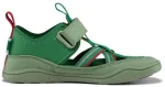 Vaiki&scaron;kos barefoot tipo basutės su lipukais Affenzahn Breezy Frog