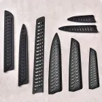 Gvrxec 8 dalių peilių apsaugų rinkinys, a&scaron;menų apsauga, kelių modelių peilių apsauginis dangtelis, universalus peilių apsauginis dangtelis, plastikinis peilių apsauginis dangtelis, tu&scaron;čiaviduris dizainas, skirtas naudoti su daugeliu peilių