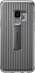 Samsung Galaxy S9 Apsauginis stovintis dėklas (Sidabrinis)