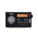 Radijas Sangean Digital Tuning AM / FM, juodas / PR-D7