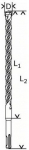 Bosch SDS-plus-5 grąžtas (S4L) 25 x 950 x 1000 mm,1 vnt.