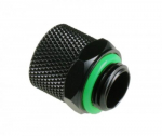 Bitspower tiesus jungtis G1/4 colio AG ant 11/8 mm &ndash; matinės juodos spalvos