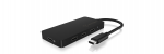 Icy Box Raidsonic | 4 prievadų &scaron;akotuvas su USB Type-C sąsaja ir PD prievadu | IB-HUB1429-CPD