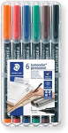 Staedtler STAEDTLER Folienstift Lumocolor S perm 6st