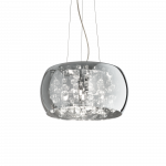 Pakabinamas &scaron;viestuvas Ideal Lux Suspended lamp with 5 lights AUDI-80, G9, pilka