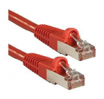 Tinklo Kabelis - LINDY Cat.6A S/FTP LSZH Tinklo Kabelis, RJ45, M/M, 500MHz, 1.5 m, Raudonas