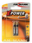 1x2 Ansmann Alkaline AAAA X-Power