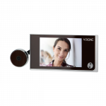 Orno Elektroninis 3,5 colio LCD durelių vaizdo ie&scaron;kiklis, plataus kampo objektyvas, maitinamas baterijomis, sidabrinis