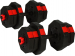 Keičiamo svorio hanteliai EB Fit, 2x10kg