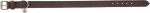 TRIXIE Rustic rieb. odos antkaklis, S-M 34-40cm/25mm, tams. rudas
