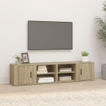 TV staliukas Televizoriaus spintelės, 2vnt., ąžuolo, 80x31,5x36cm, mediena