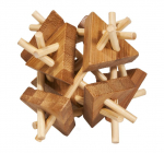 3D dėlionė Fridolin bamboo "Lazdelės su trikampiais"