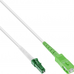 InLine &reg; Pluo&scaron;to optinis paprastas kabelis, FTTH, LC / APC 8 &deg; į SC / APC 8 &deg;, 9 / 125&mu;m, OS2, 50m