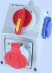 Elektromet Montavimo rinkinys su 5P lizdu 1x 2P + Z 0I 16A IP54 (971616)
