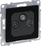 Legrand SUNO TV- R- SAT antenos lizdas FM + DAB 1,5dB juodas 721467