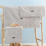 Cotton Box 'Pilkas' Medvilnės rank&scaron;luostis - 75 x 150 cm