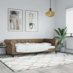 Lova Sofa, kapučino spalvos, 80x200cm, dirbtinė oda