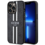 Apple iPhone 13 Pro Max Guess dėklas 4G Printed Stripe MagSafe (GUHMP13XP4RPSK) juodos spalvos