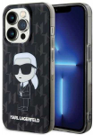 Apple iPhone 15 Pro Max Karl Lagerfeld Hardcase Monogram Ikonik (KLHCP15XHNKMKLK) dėklas telefonui skaidrus