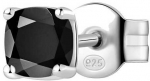 Brosway Stylish sidabrinis single earrings Fancy Mystery Juodas FMB06