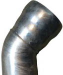 ACO GM-X DN80. 90 mm alkūnė 45&deg; - cinkuota