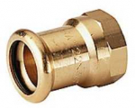 Sanha Pereinamoji įvorė 1x28 mm - 1x28 mm Cu presas. M ir V formos padėklai. Pistoleto spalvos.
