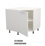 Extom Kampinė pastatoma spintelė Sidabrinis D12R 90