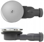 Žemas du&scaron;o padėklo sifonas 40/43 MM. d=90x40 mm. 33.6 l/min
